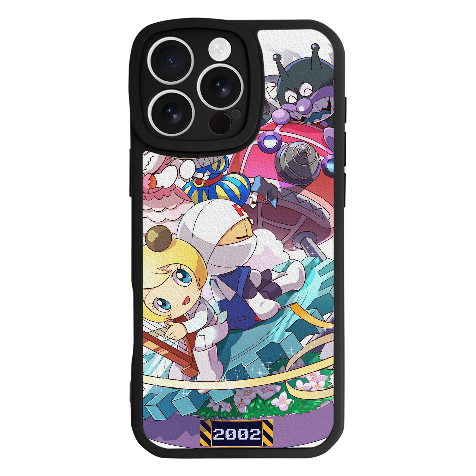（画像用） アンパンマン Anpanman 【iPhone 16シリーズ対応】シリコンスマホケース（レザー調） 材質：シリコン